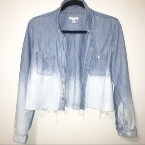 OLD NAVY denim button down women’s shirt